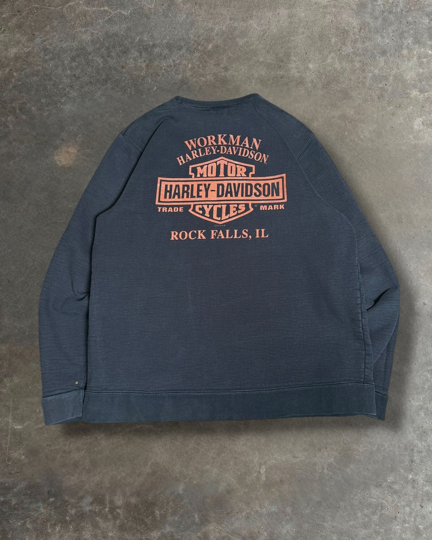 '13 Rock Falls Harley Davidson Crewneck Sz. XL