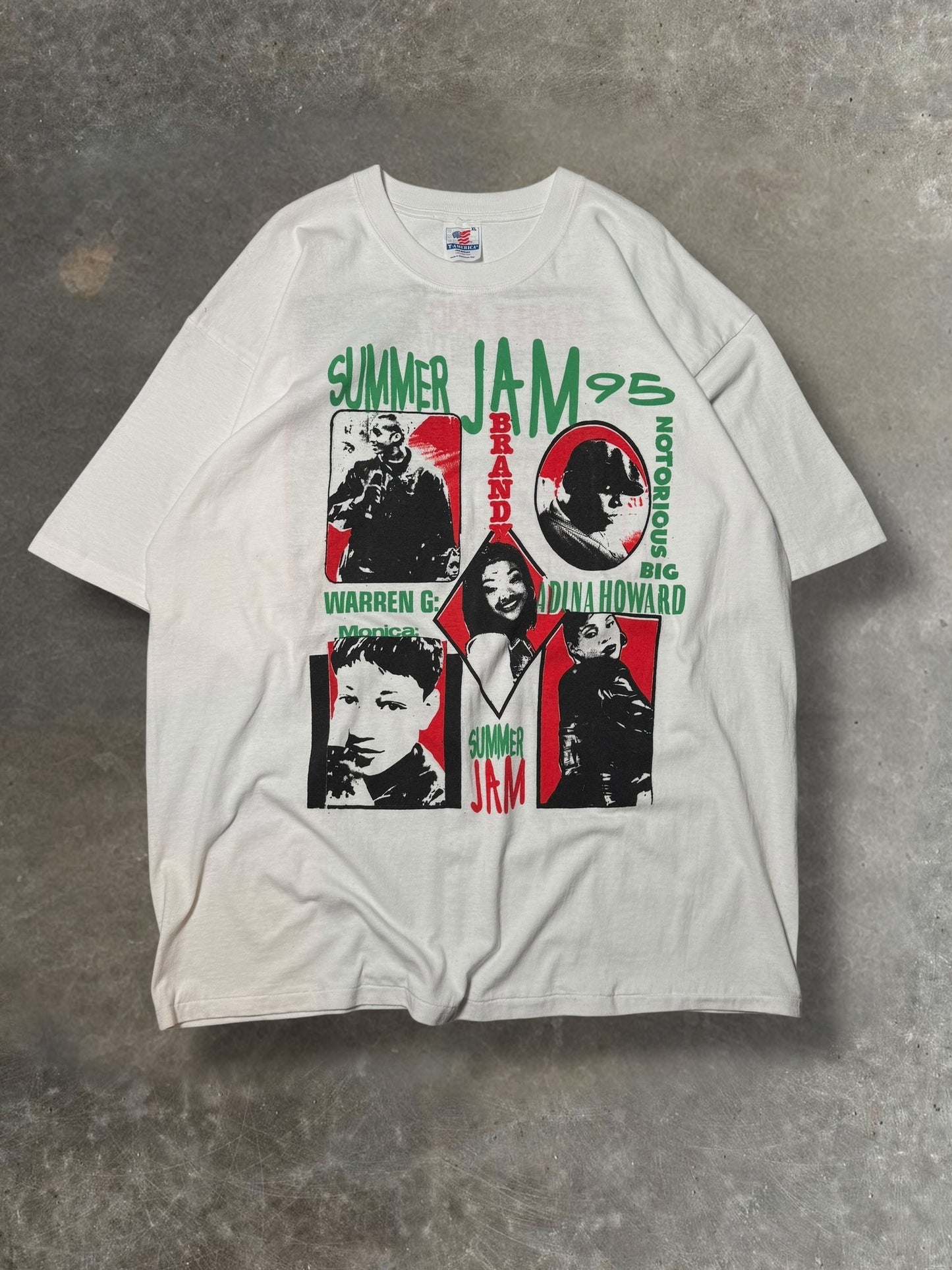 '95 Summer Jam Rap Tee Sz. XL