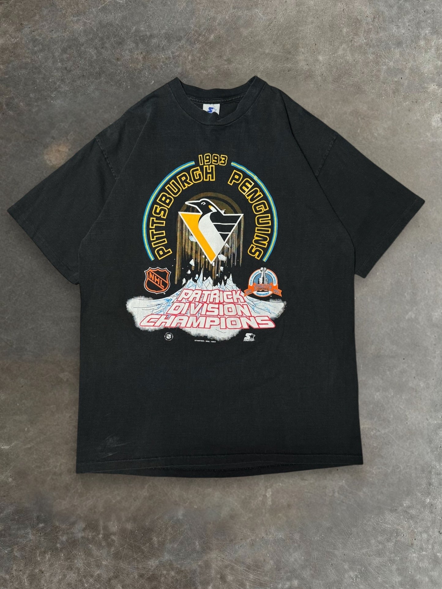 '93 Pittsburgh Penguins T-shirt Sz. XL