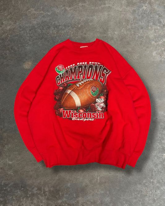 '99 Wisconsin Rose Bowl Crewneck Sz. XXL