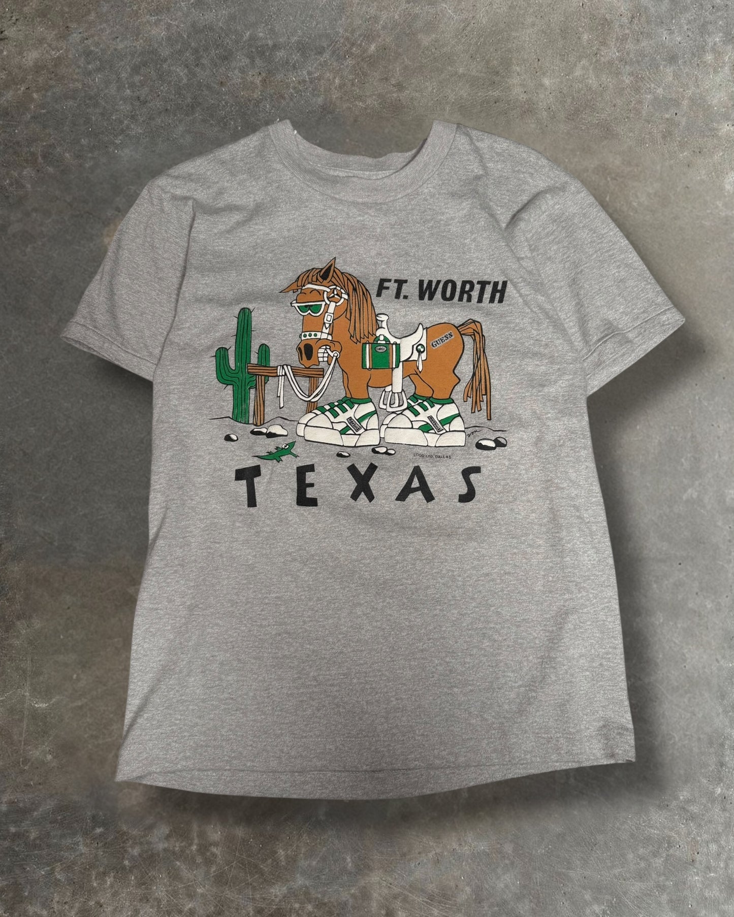 '90s Bootleg Designer Horse Tee Sz. M