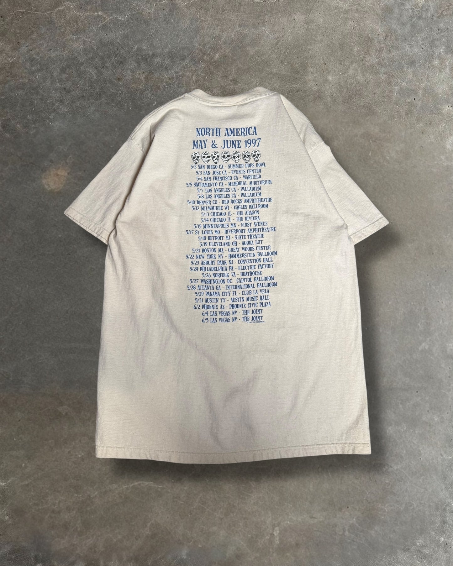 '97 The OffSpring Tour Tee Sz. XL