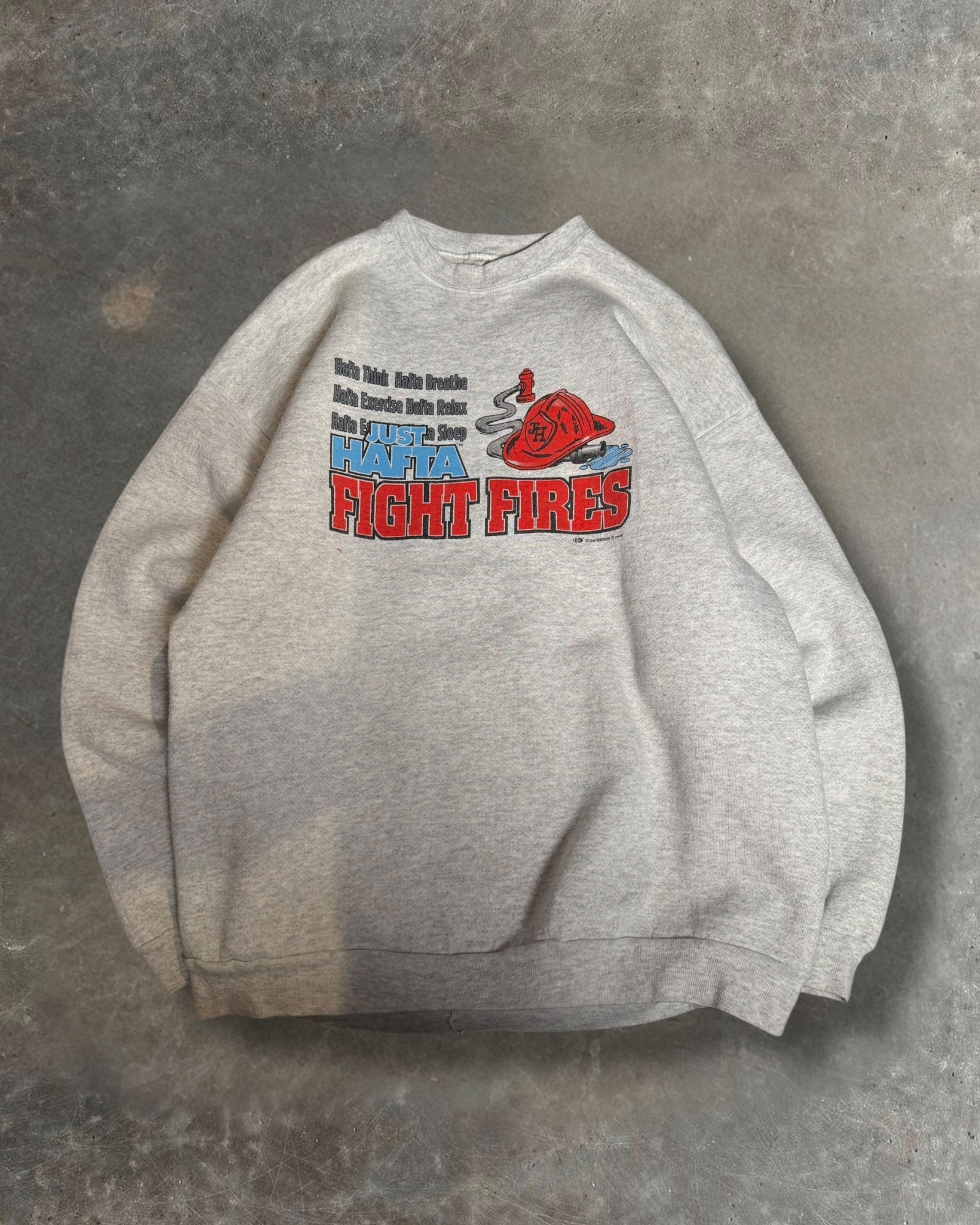 '90s Fire Fighters Crewneck Sz. XL
