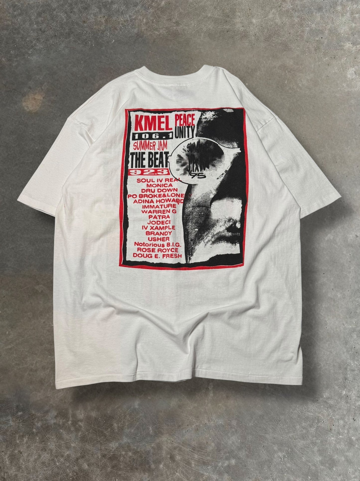 '95 Summer Jam Rap Tee Sz. XL