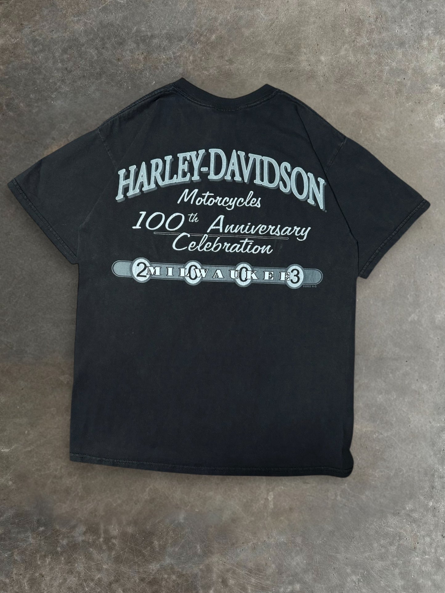 03 Harley-Davidson 100th Anniversary T-shirt Sz. M