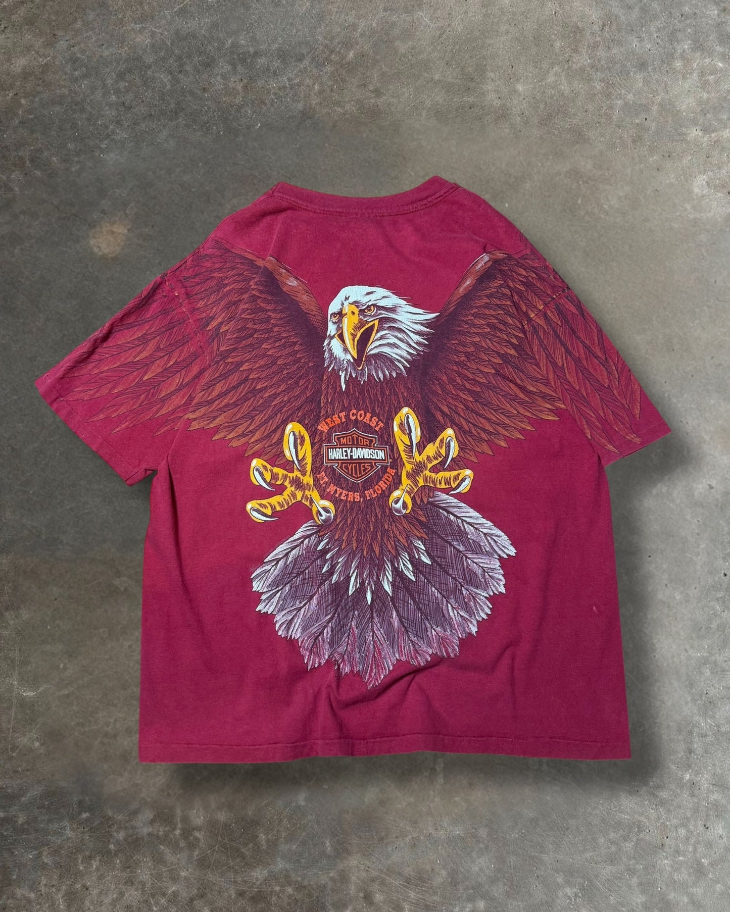 '90s Harley Eagle Tee Sz. XL