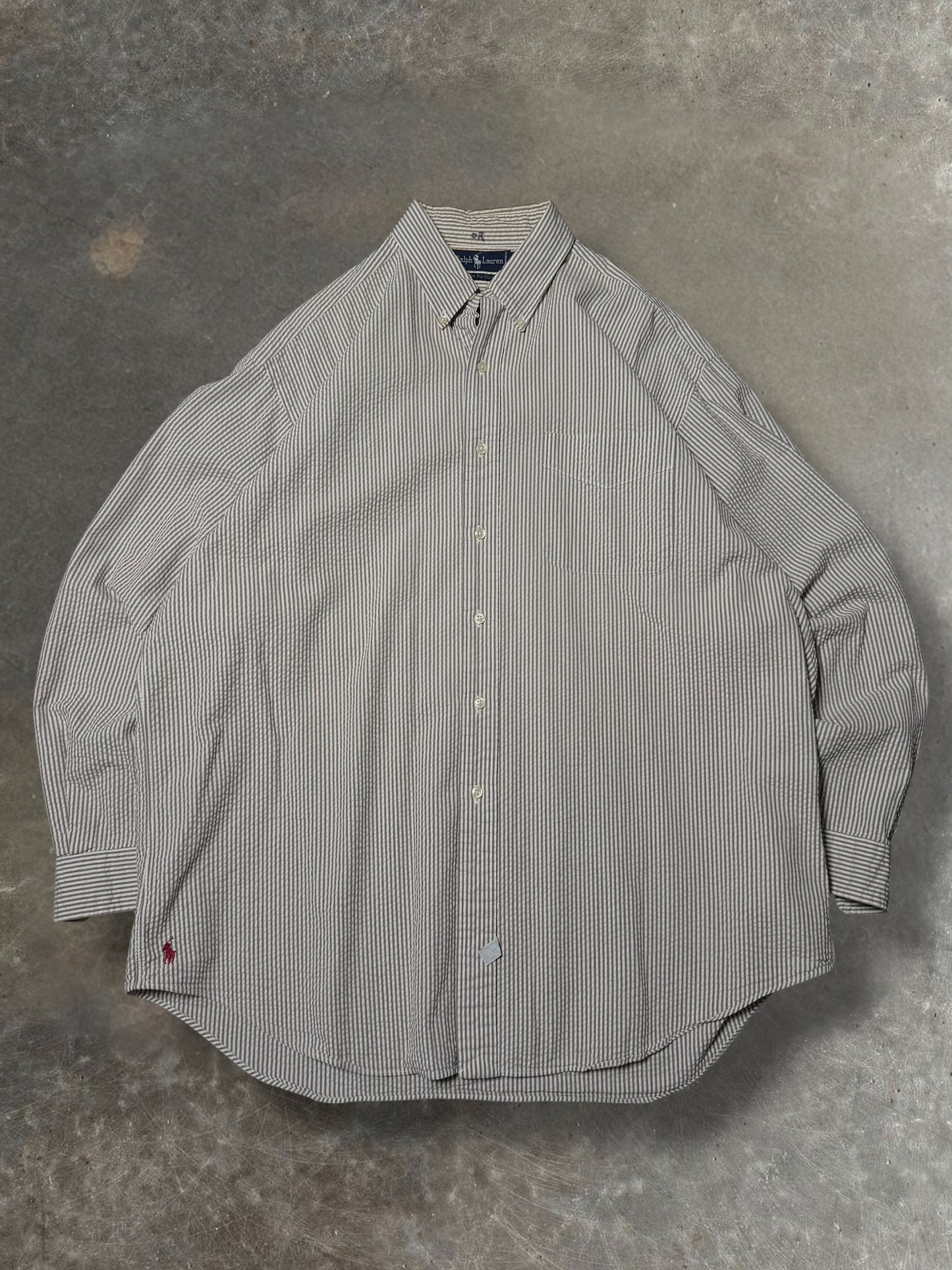 '00s Polo Button Up Sz. L