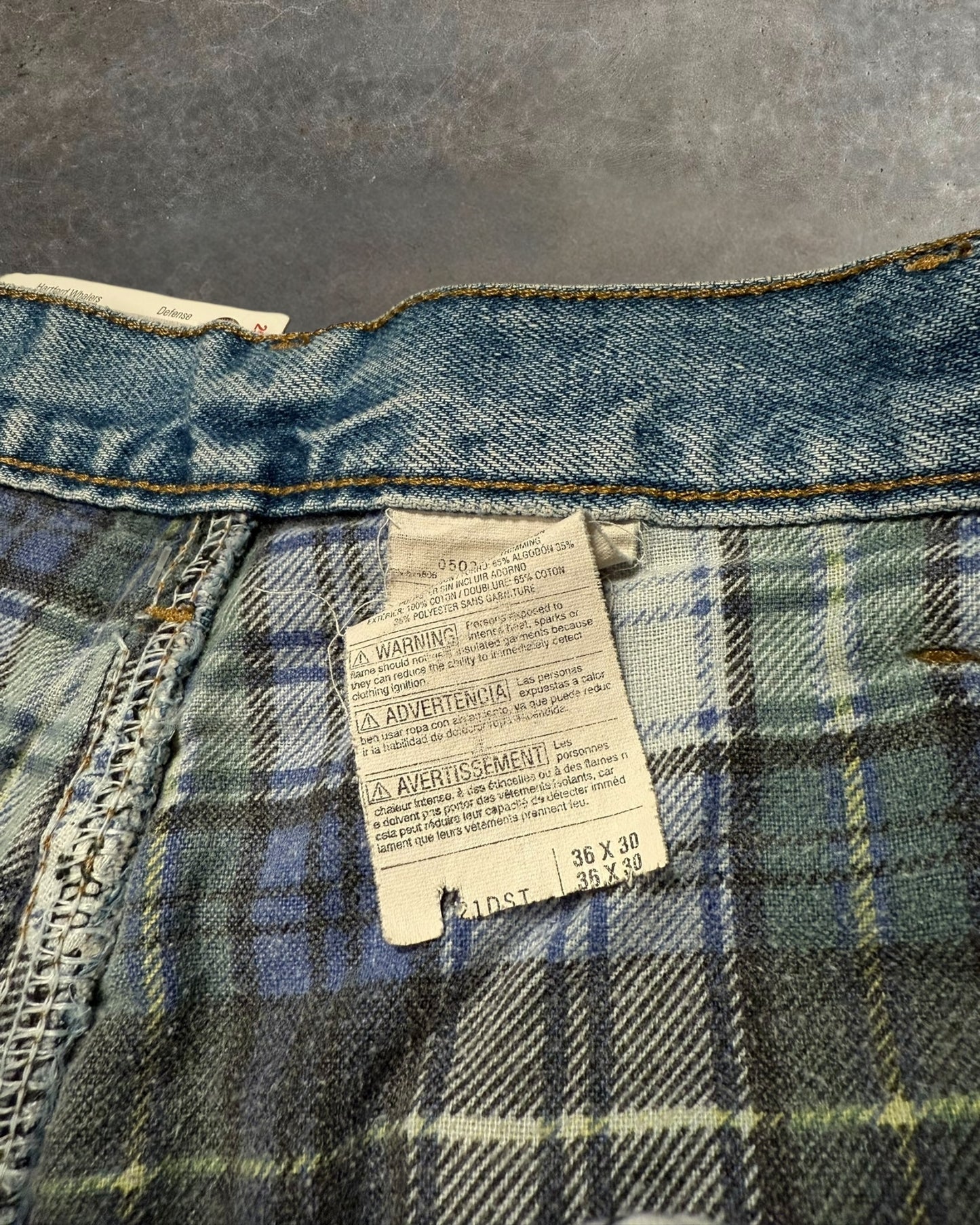 '90s Carhartt Flannel Lined Pants Sz. 36x30