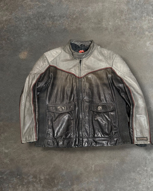 '00s Leather Motorcycle Marcee Jacket Sz. L