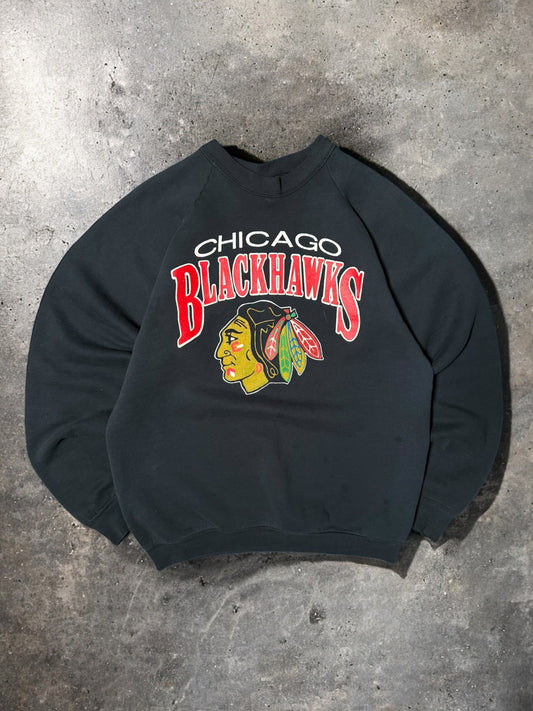 '90s Blackhawks Crewneck Sz. XL