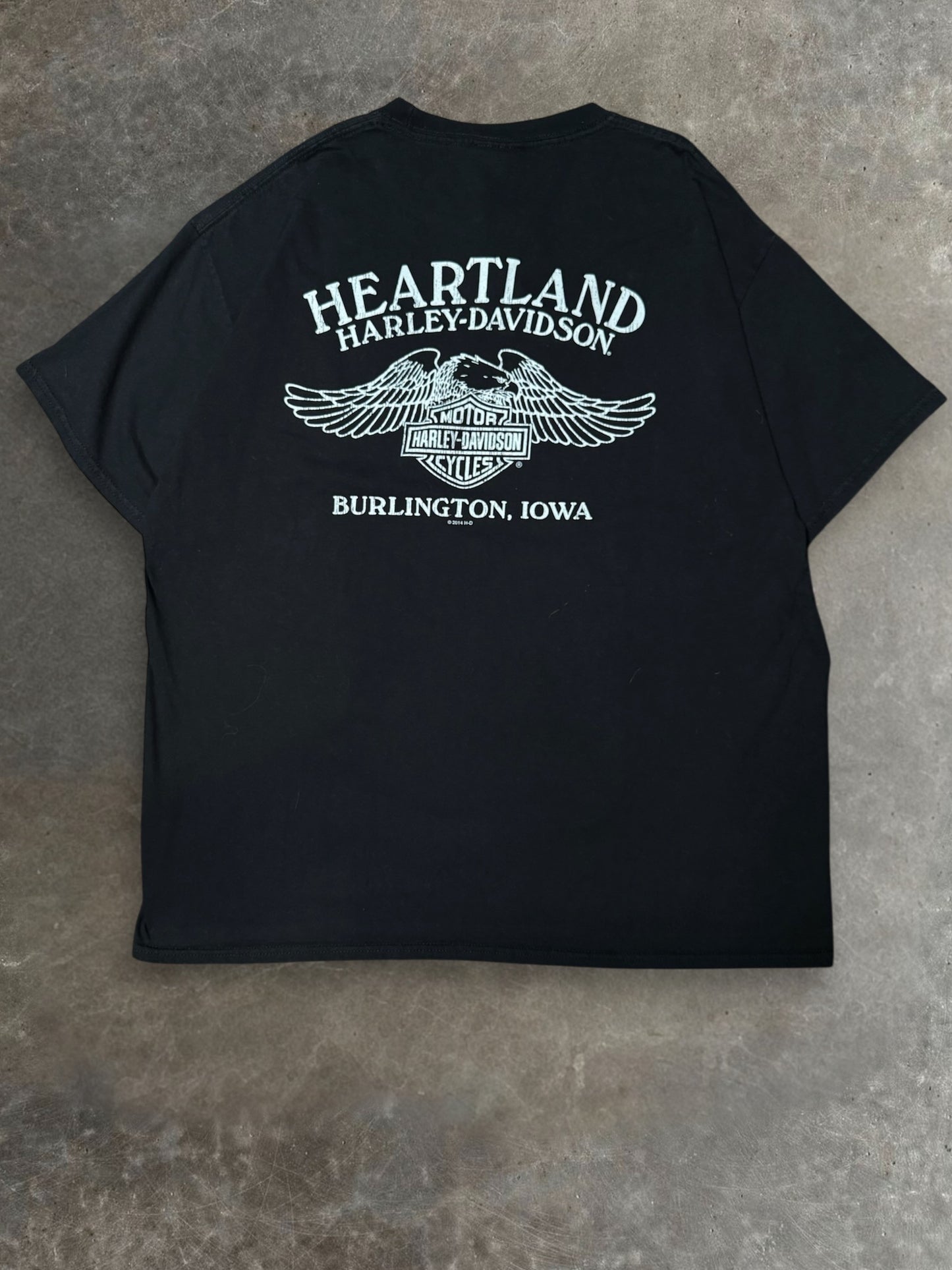 90s Harley-Davidson Heartland T-shirt Sz. XL