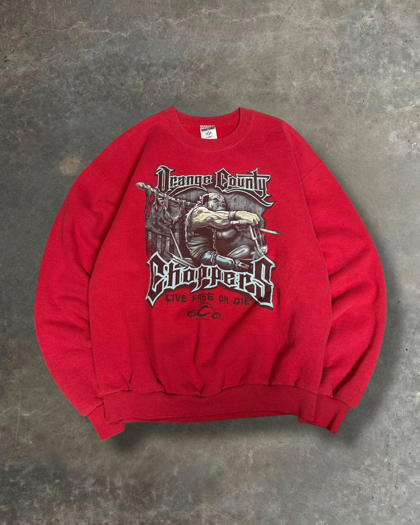'00s OC Choppers Crewneck Sz. M