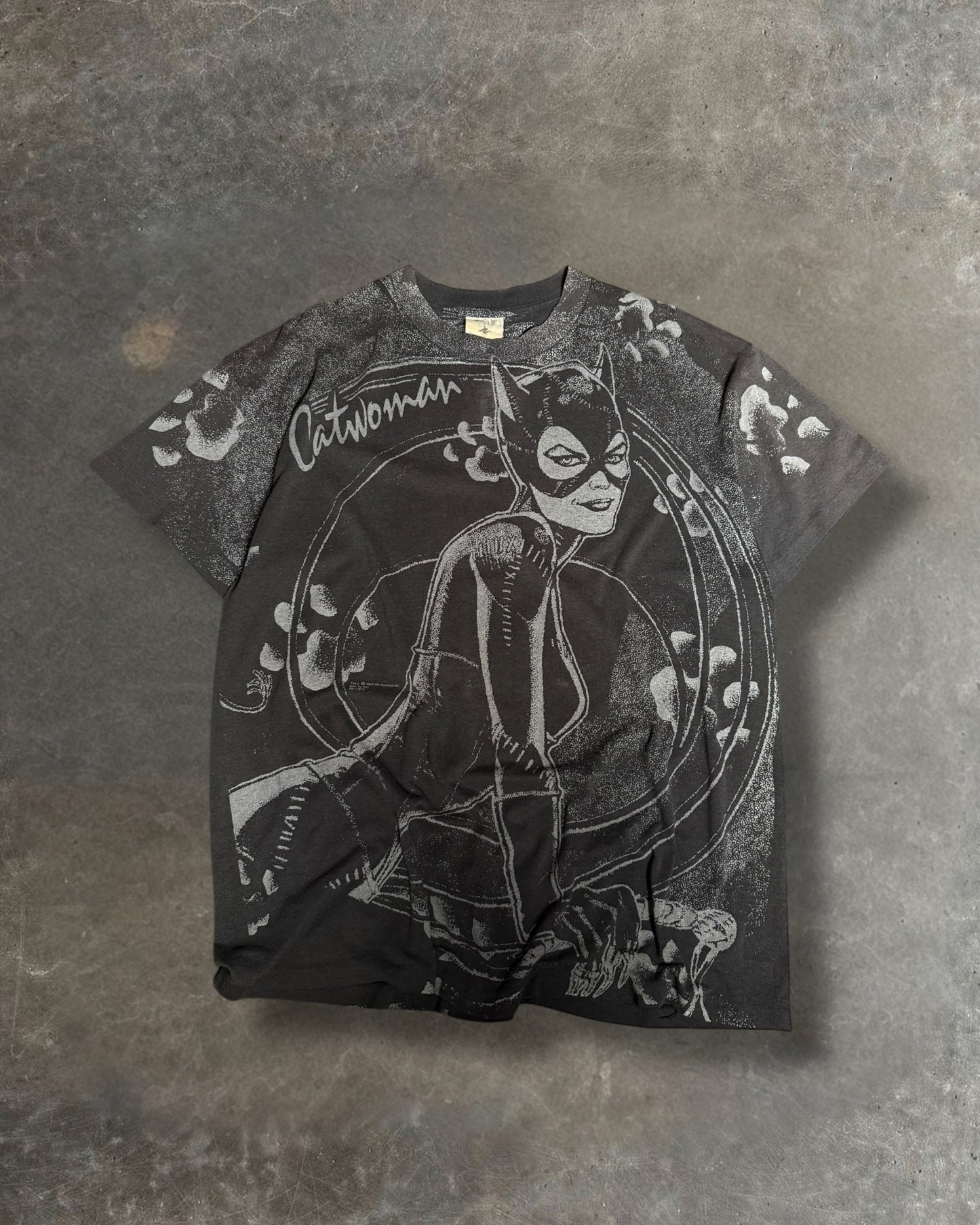 '91 DC Comics Catwoman AOP Tee Sz. XL