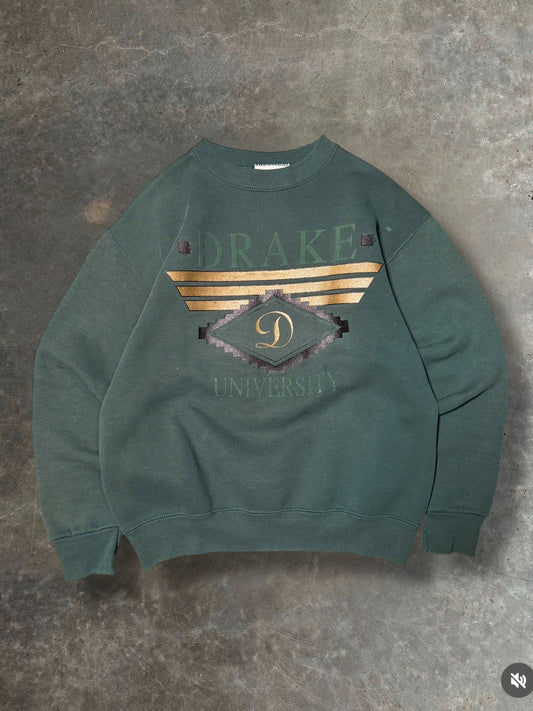 '90s Drake University Crewneck Sz. M