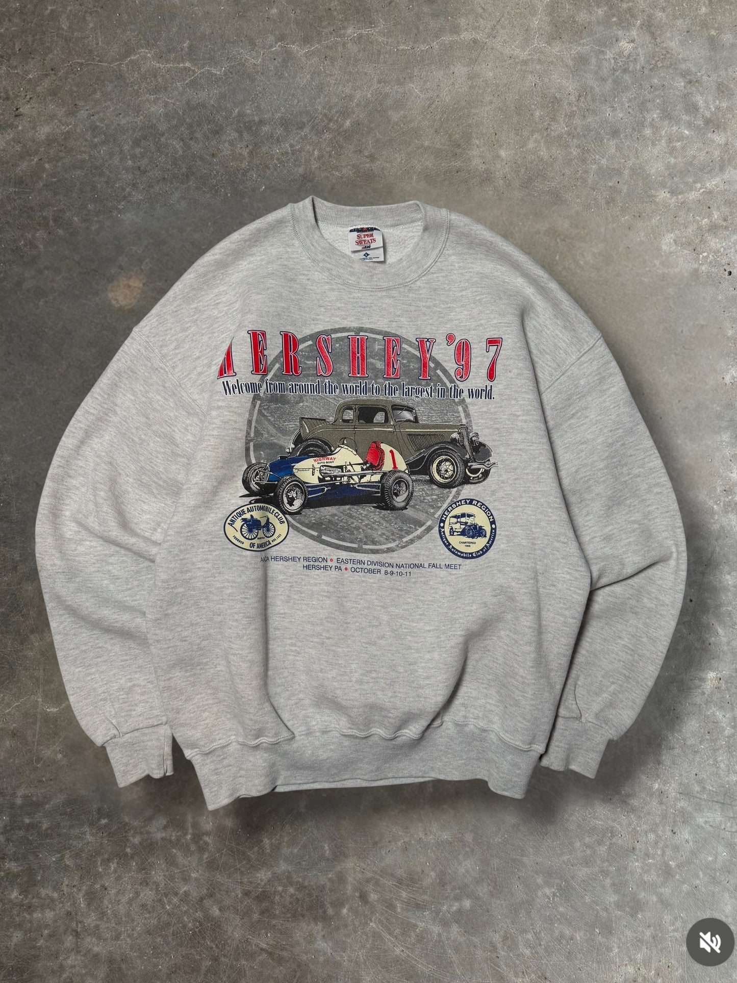 "97 Car show Crewneck Sz. L