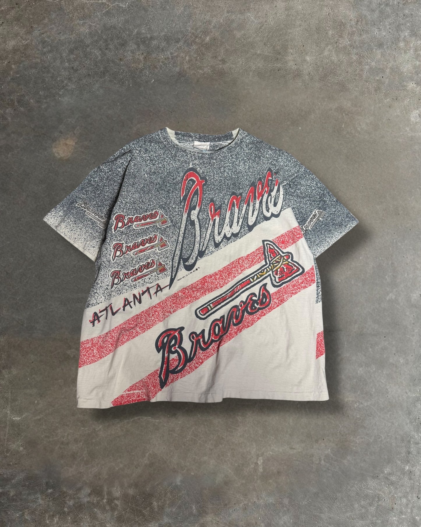 '91 Atlanta Braves AOP Tee Sz. XL
