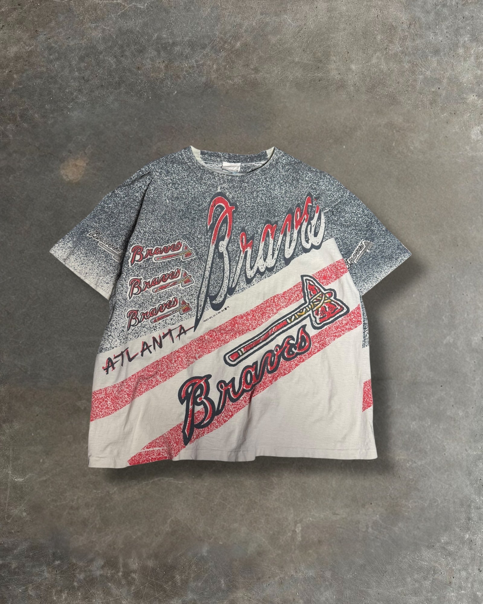 '91 Atlanta Braves AOP Tee Sz. XL