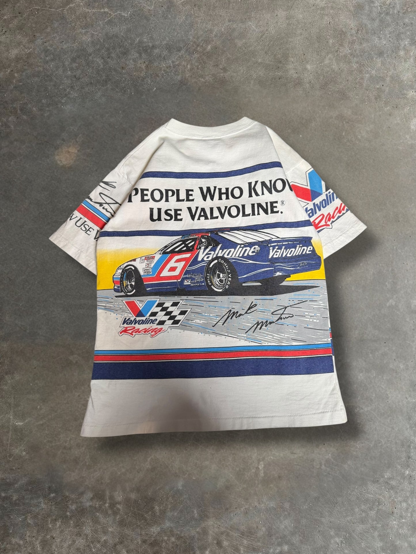 '90s Mark Martin AOP Nascar Tee Sz. S