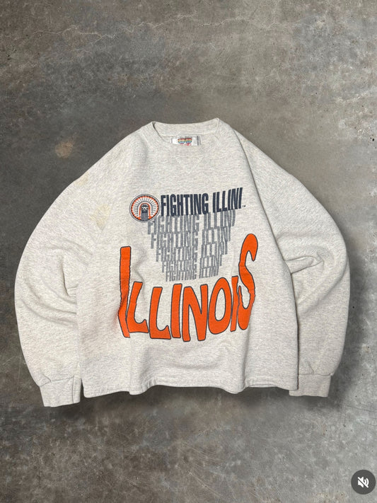 '90s Illinois Crewneck Sz. M