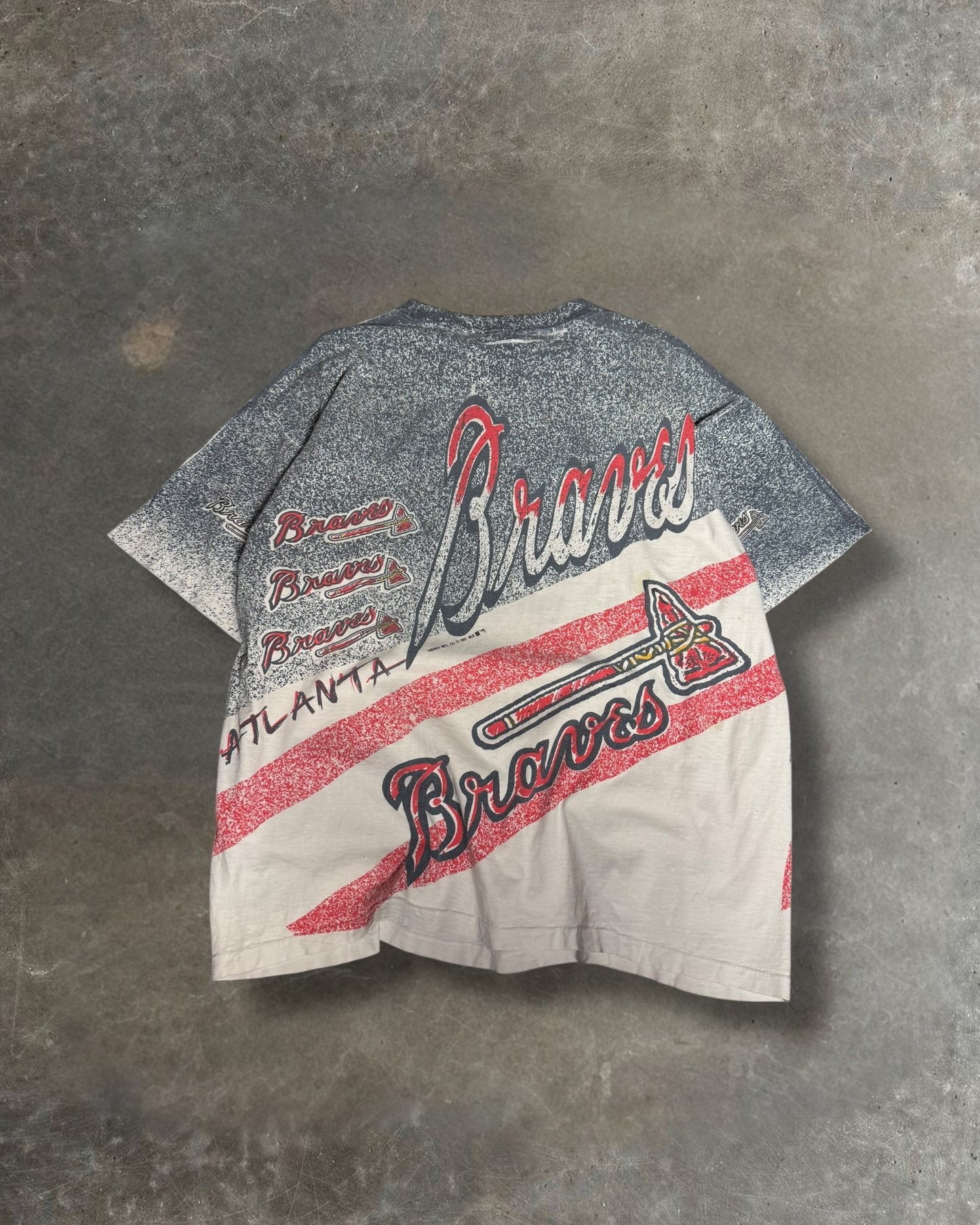 '91 Atlanta Braves AOP Tee Sz. XL