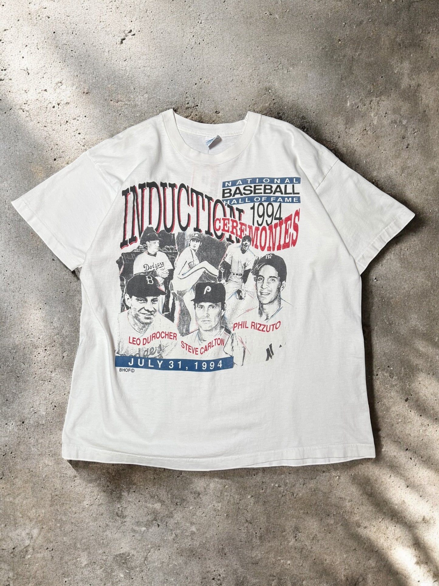'94 Baseball Hall Of Fame Tee Sz. XL