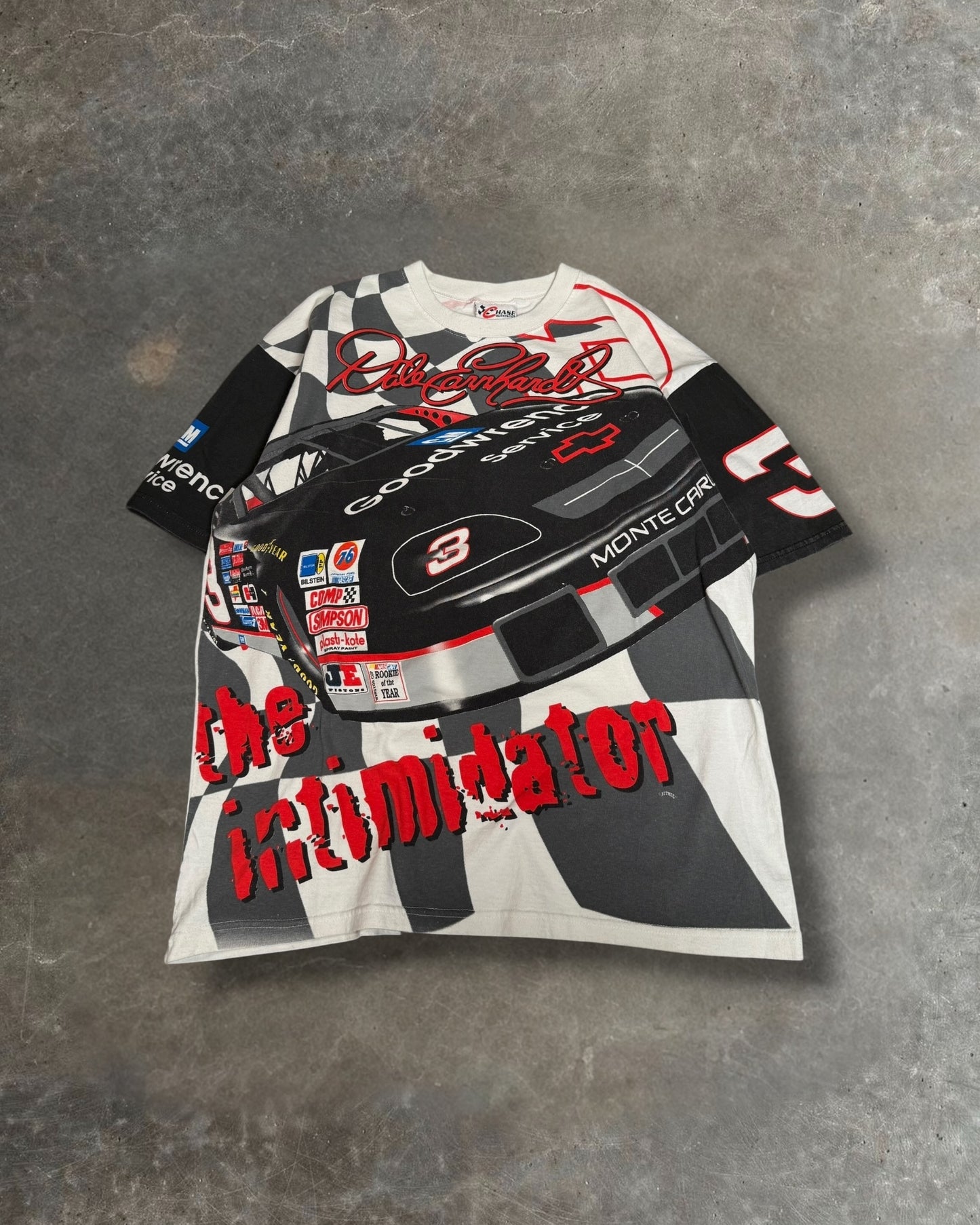 '90s Dale Earnhardt Nascar AOP Tee Sz. XL