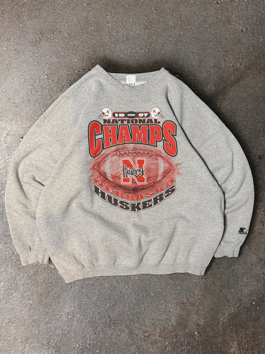 '97 Nebraska Champs Crewneck Sz. XXL