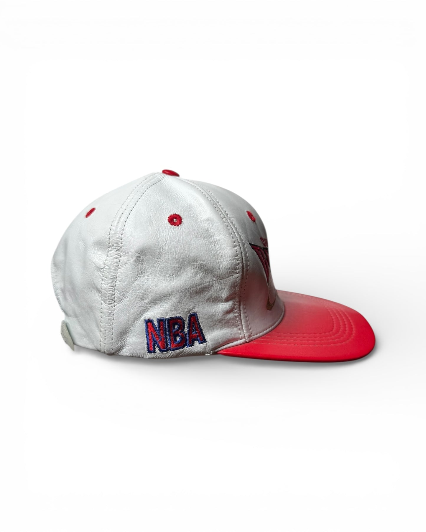 90s Leather Chicago Bulls Hat