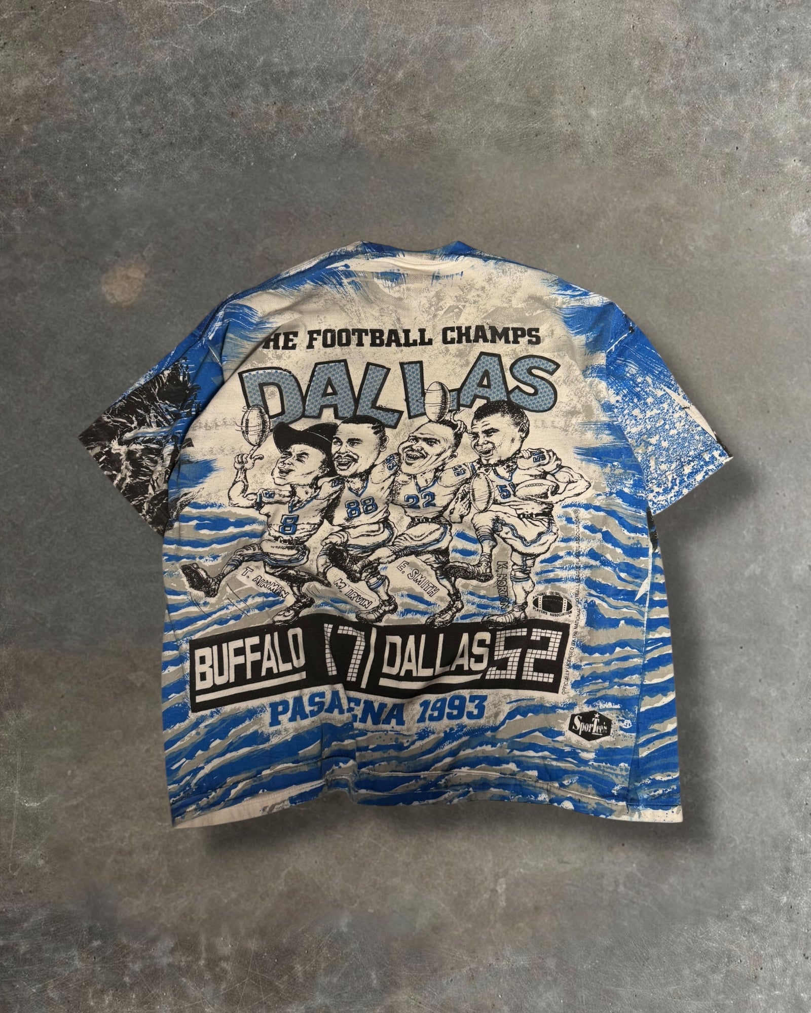 '93 Dallas Cowboys Champs AOP Tee Sz. XL