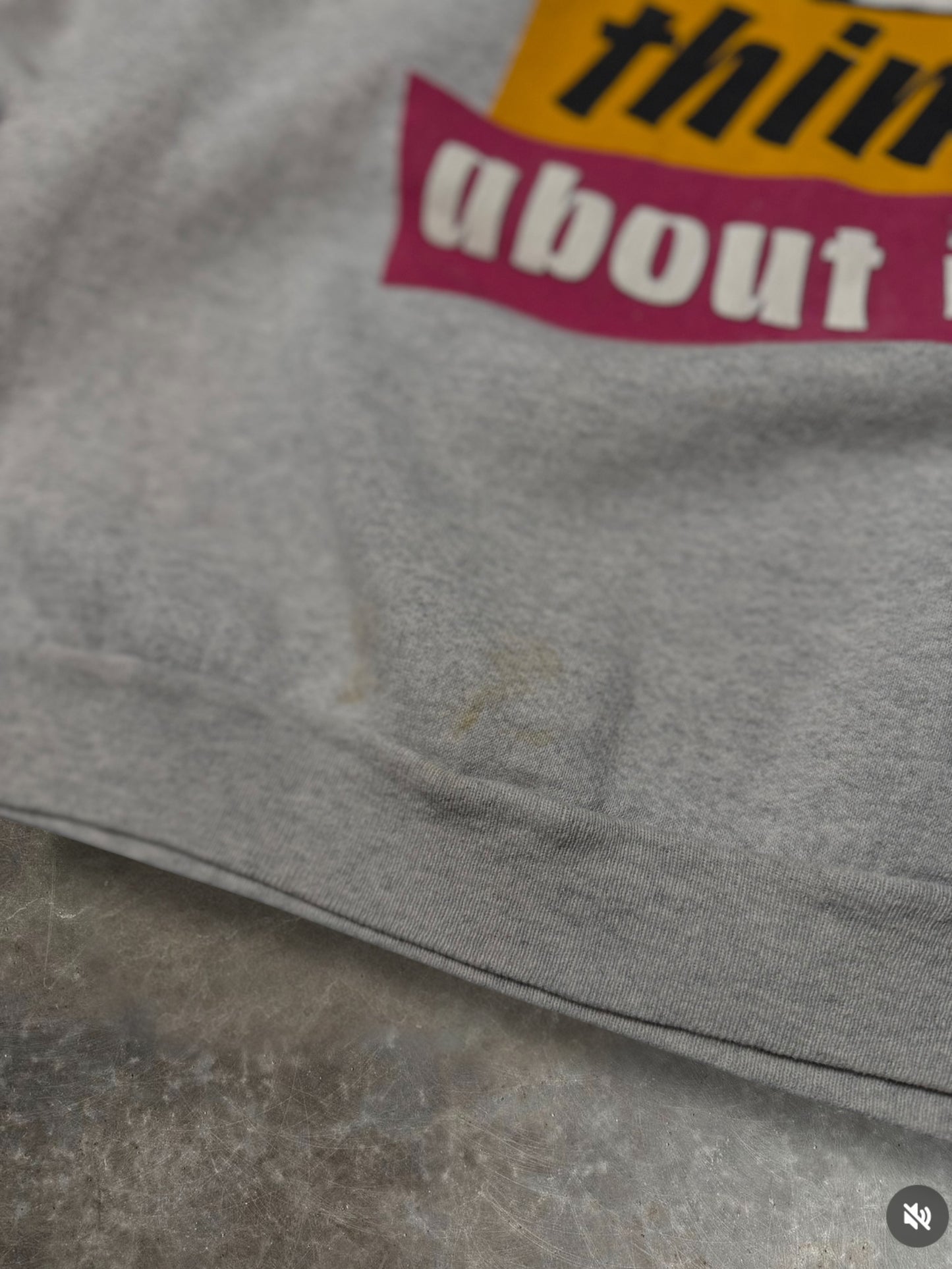 '90s Don't Think Crewneck Sz. XL