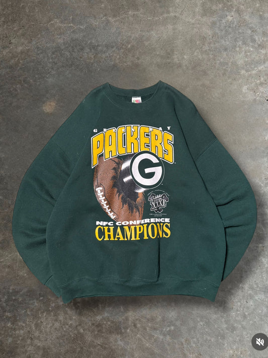 90s Packers Champions Crewneck Sz. XXL