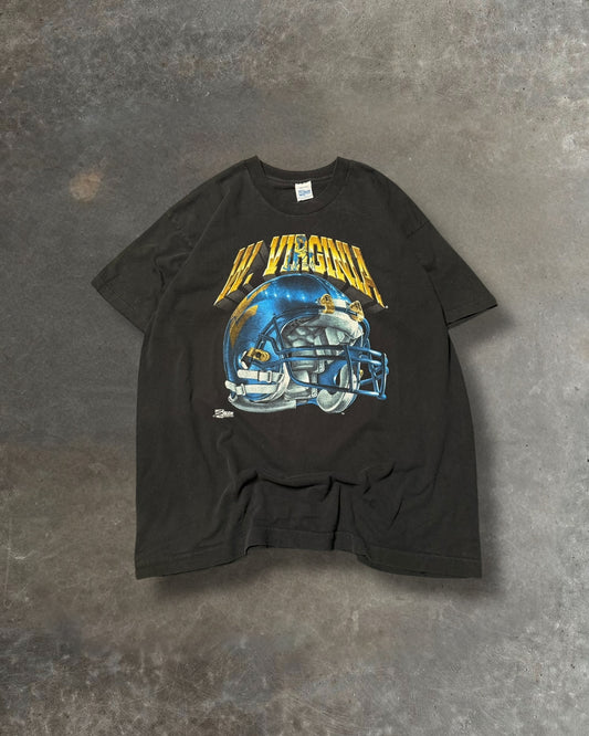 '90s West Virginia Helmet Tee Sz. XL