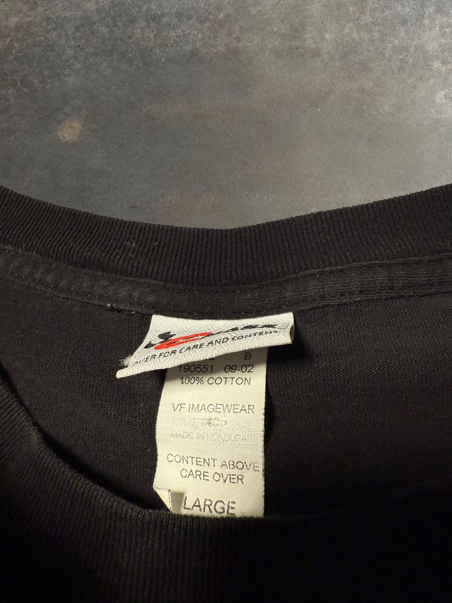 '00s Kurt Busch Nascar Tee Sz. L