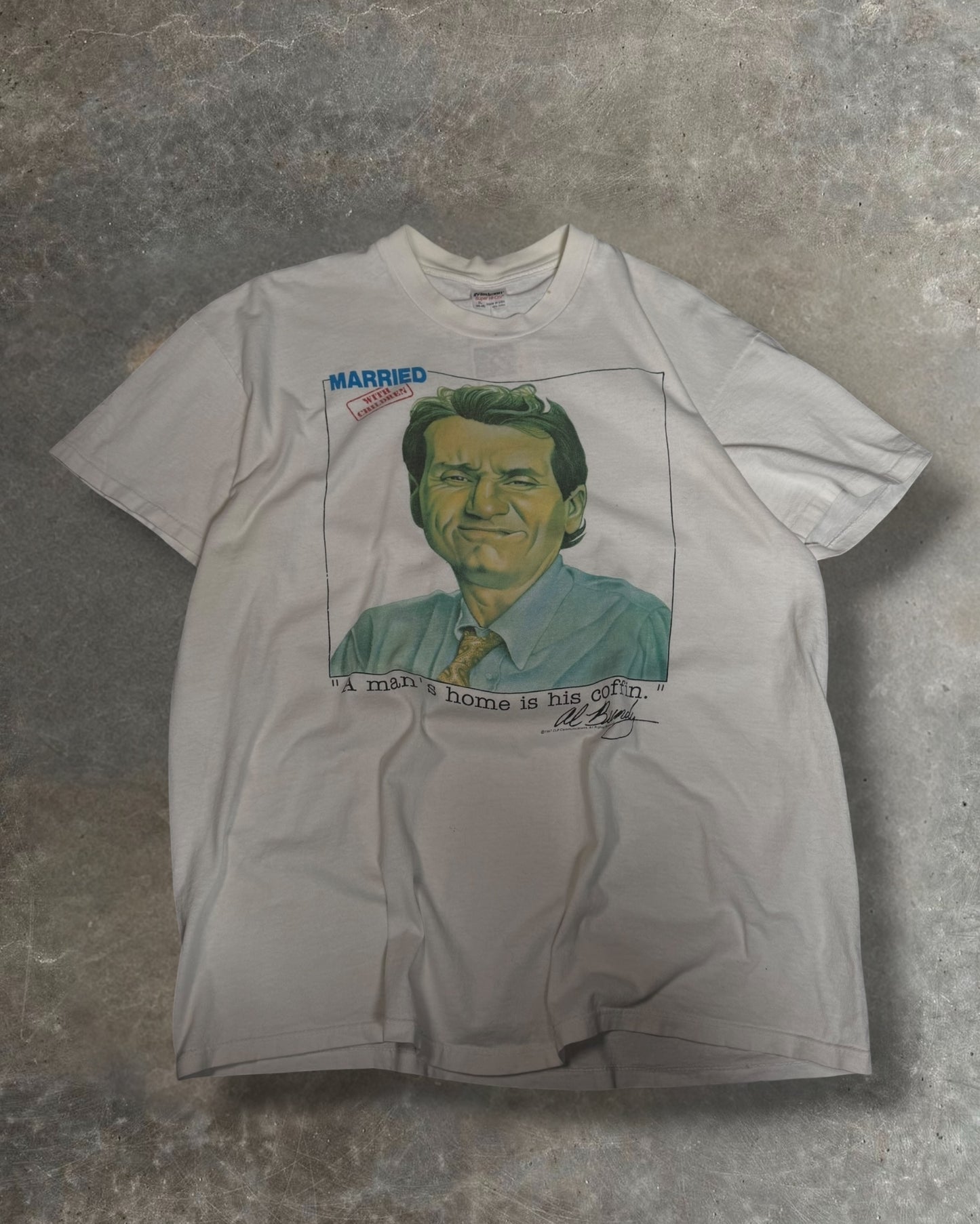 '80s Man's Coffin Tee Sz. XL