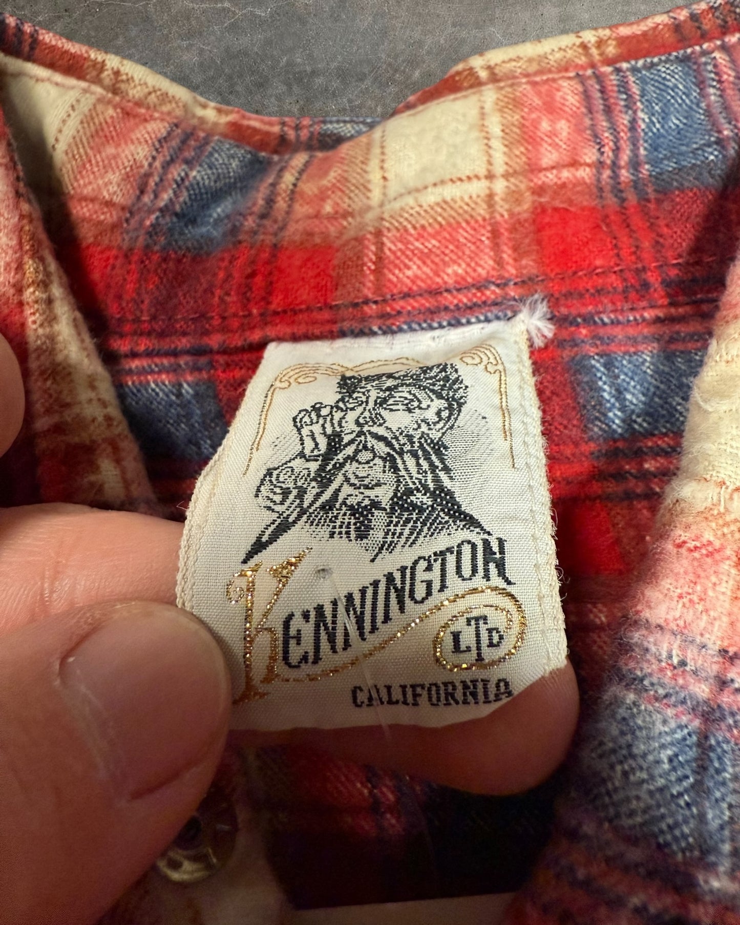 '80s Kennington Pearl Snap Button Down Sz. L