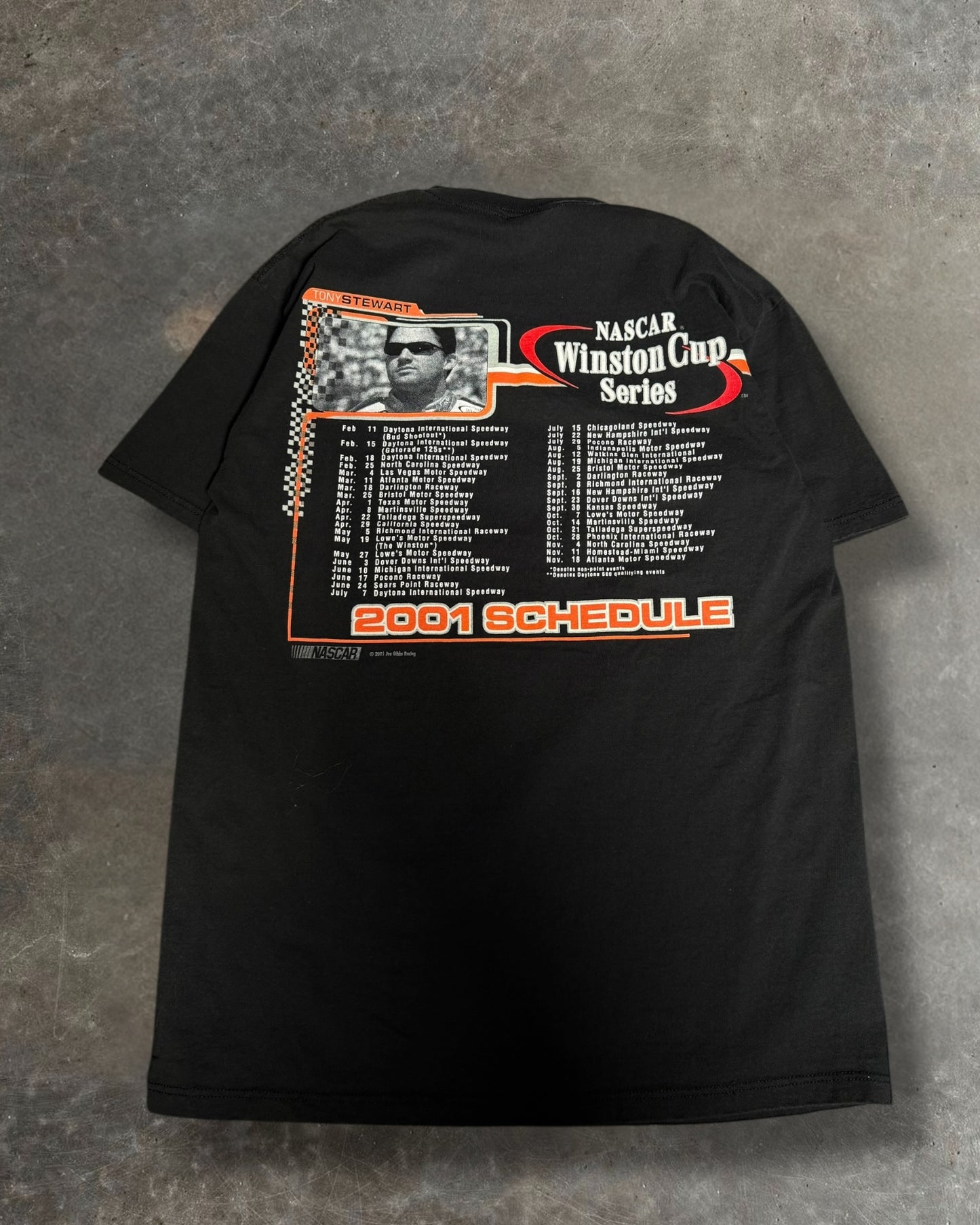 '01 Tony Stewart Nascar Tee Sz. M