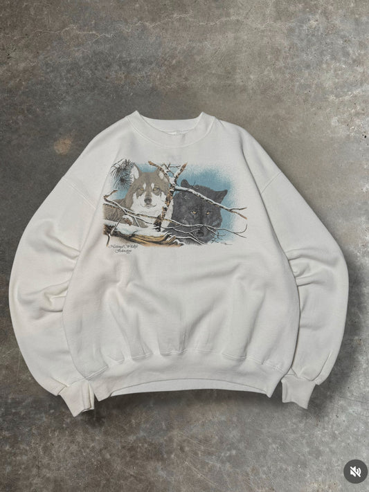 '85 Wolf Nature Crewneck Sz. XXL