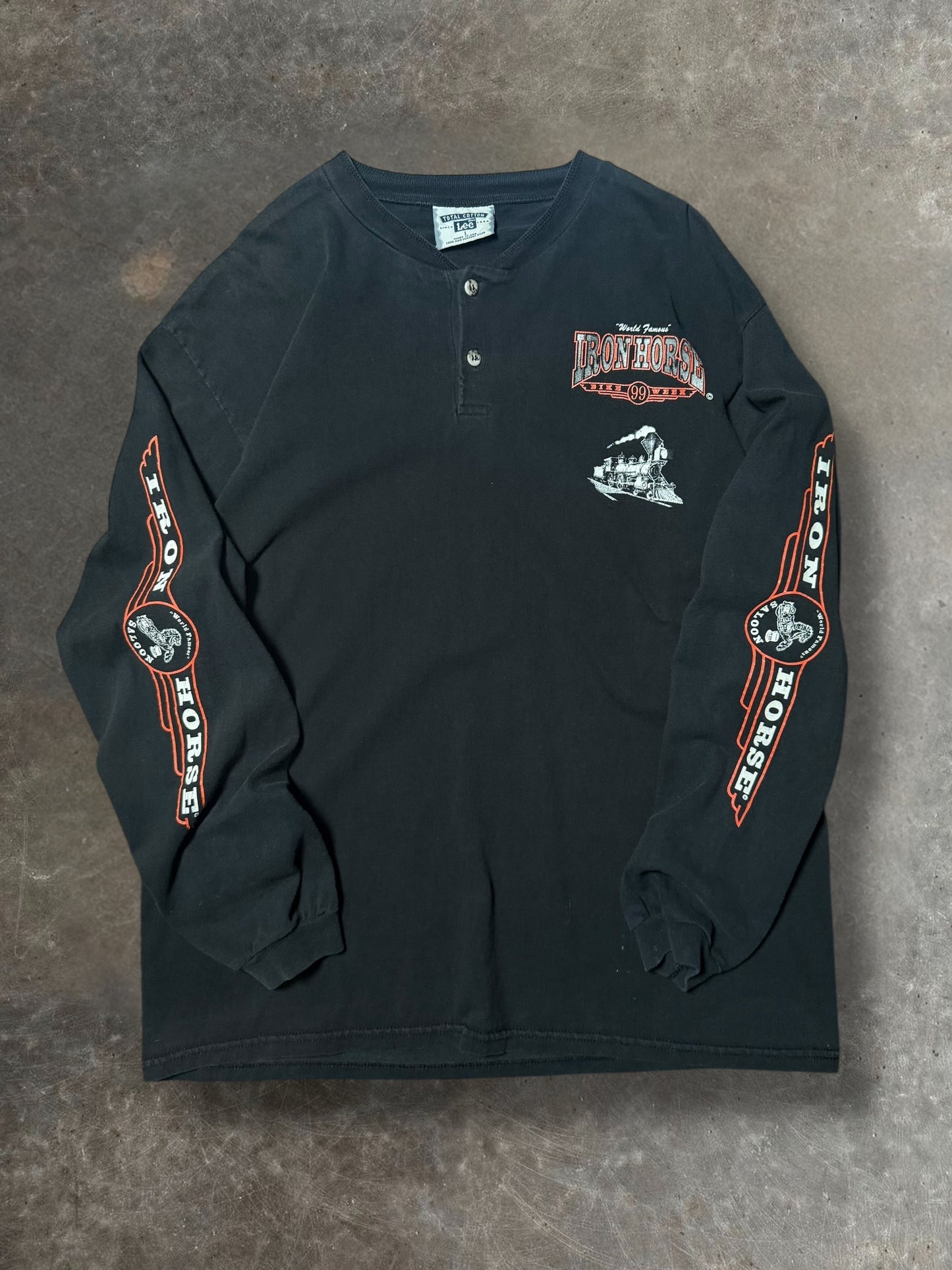 '99 Iron Horse Button Long Sleeve Sz. L