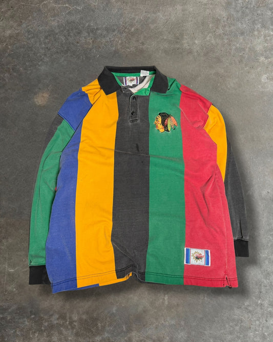 '90s Blackhawks Button Up Sz. L