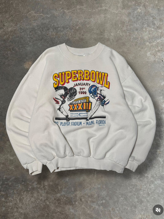 '99 Broncos Super Bowl Crewneck Sz. XL