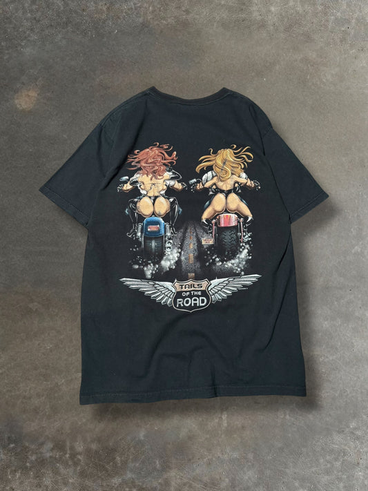 '00s Tails Of The Road Biker Tee Sz. M