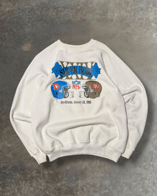 '90 Superbowl Crewneck Sz. XL
