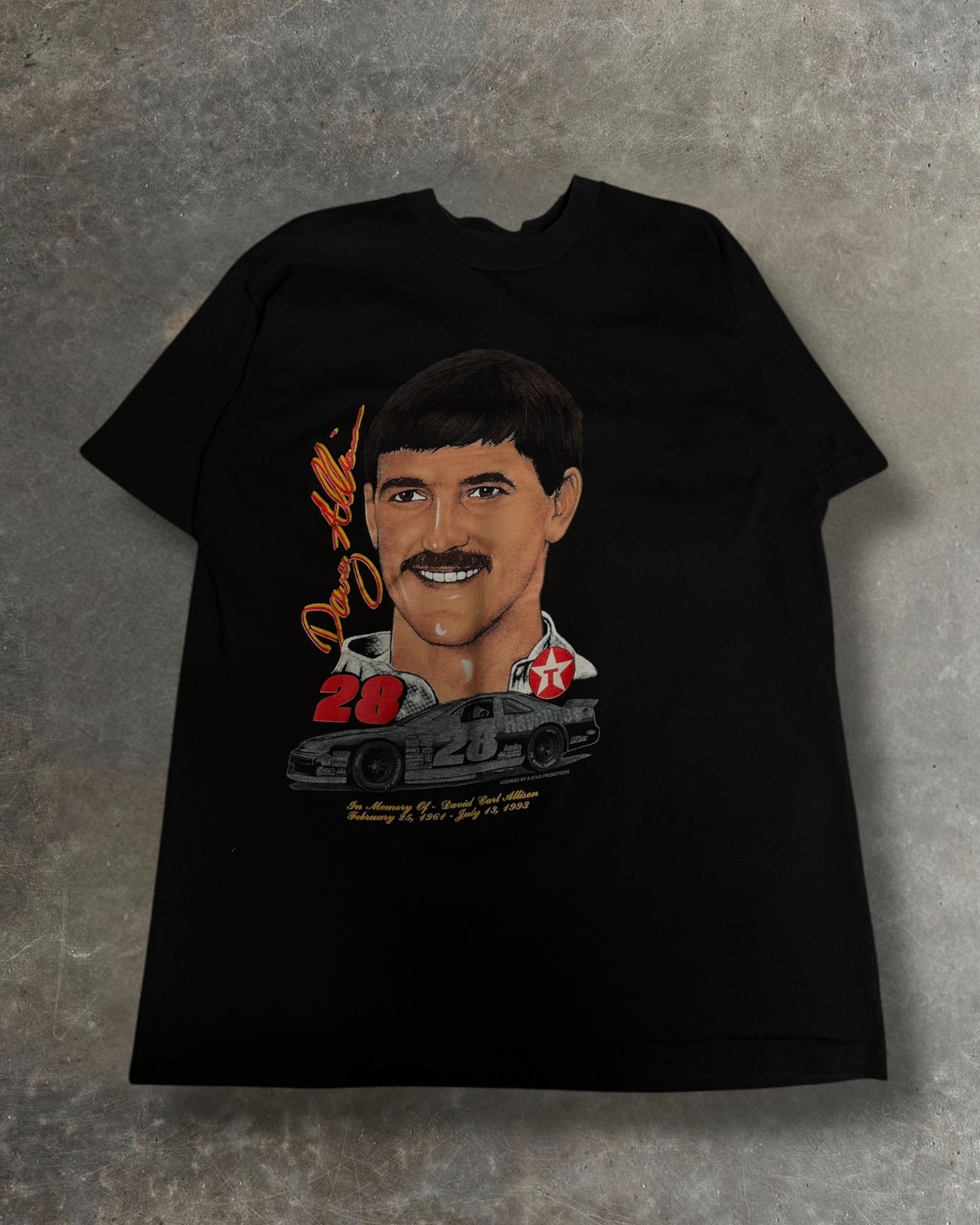 '93 Davey Allison Nascar Tee Sz. XL