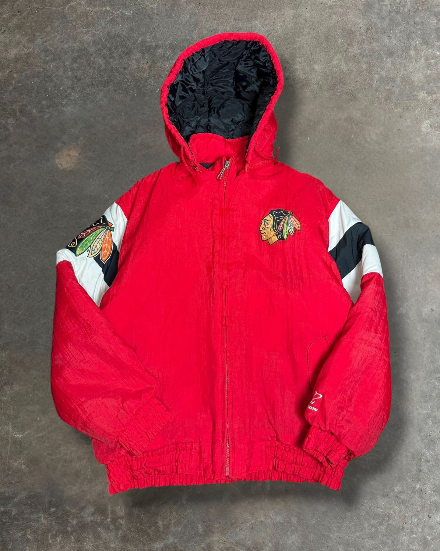 '90s Blackhawks Puffer Jacket Sz. L