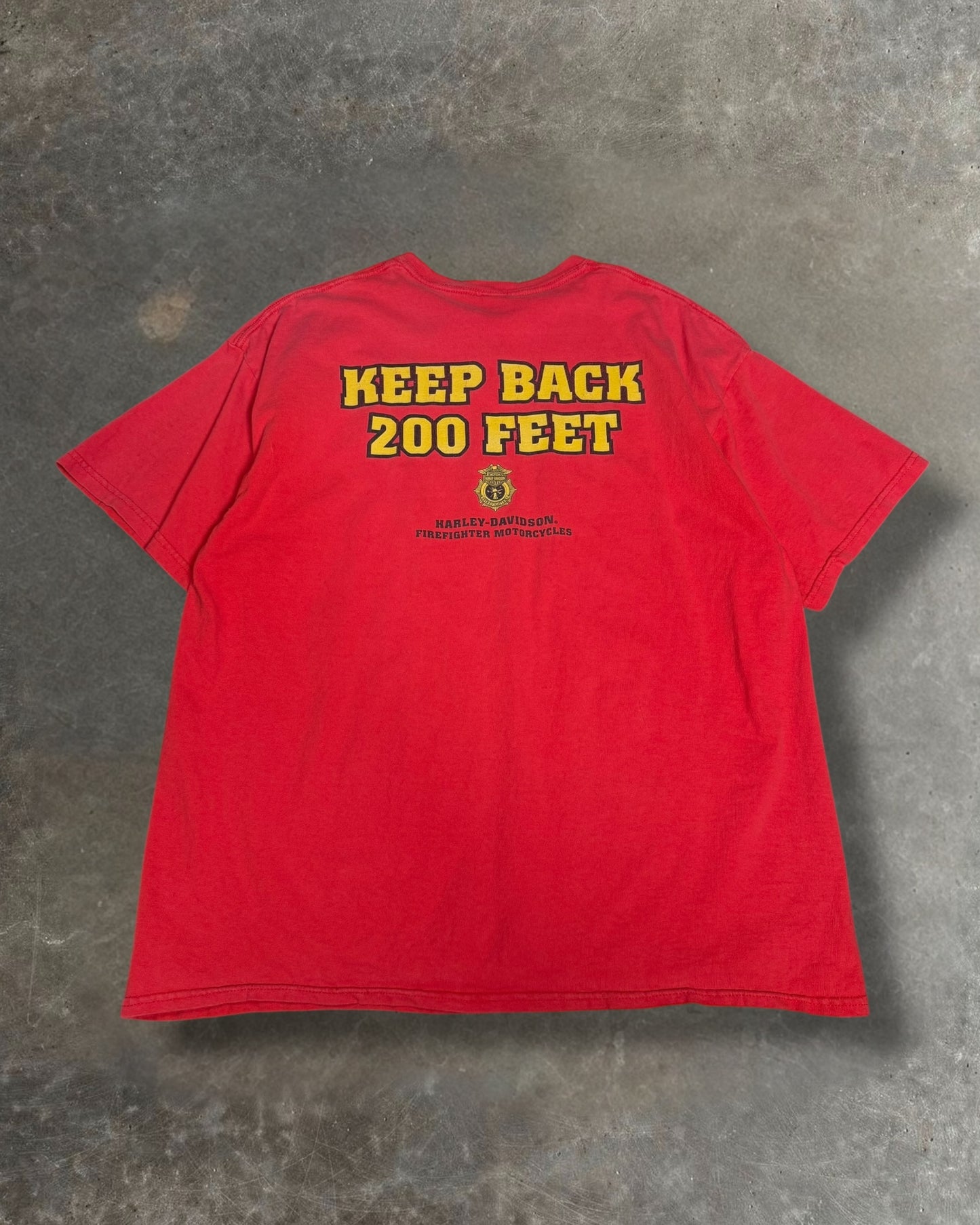 '00s Firefighter Harley Tee Sz. XL
