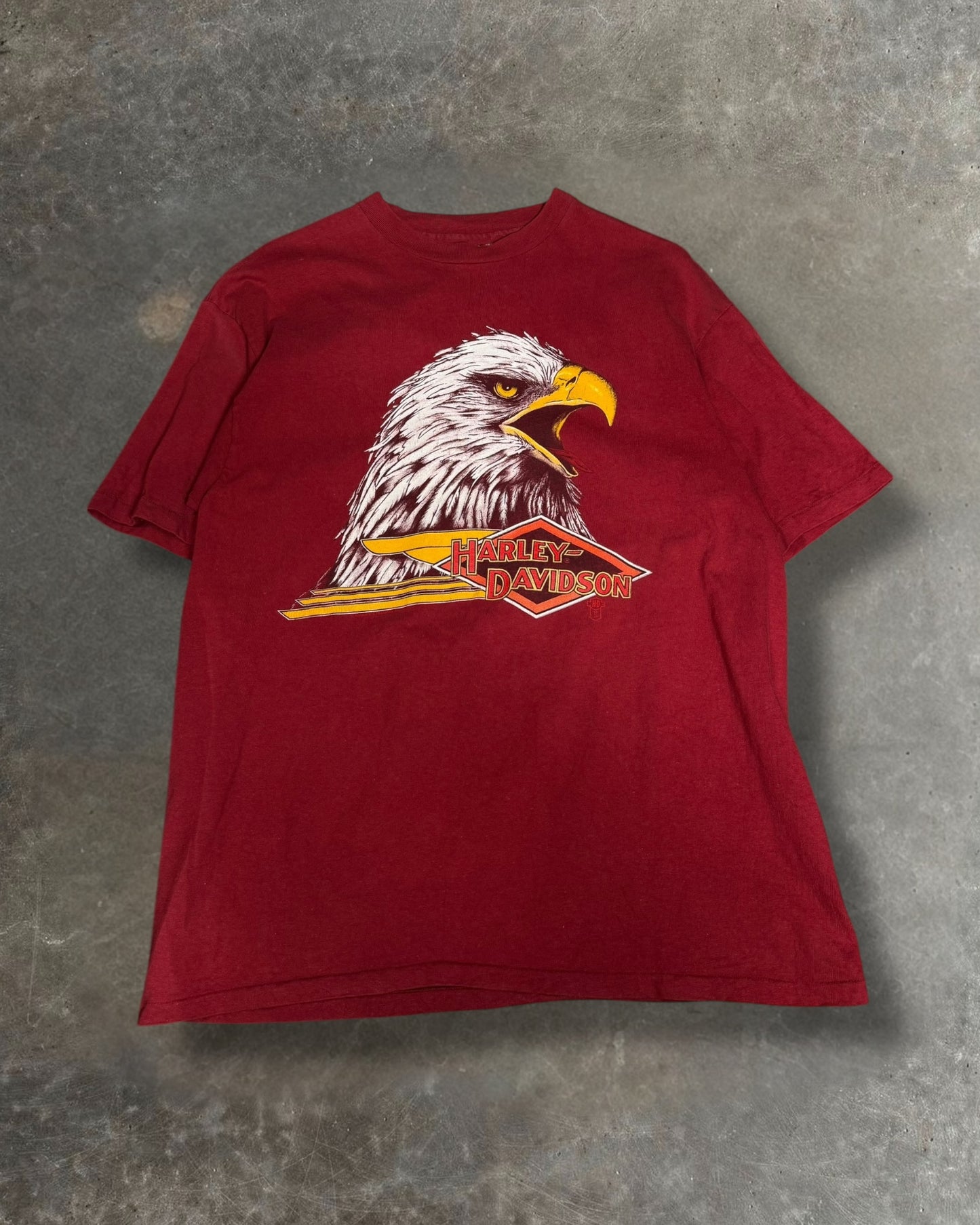 '80s Eagle Harley Tee Sz. XL