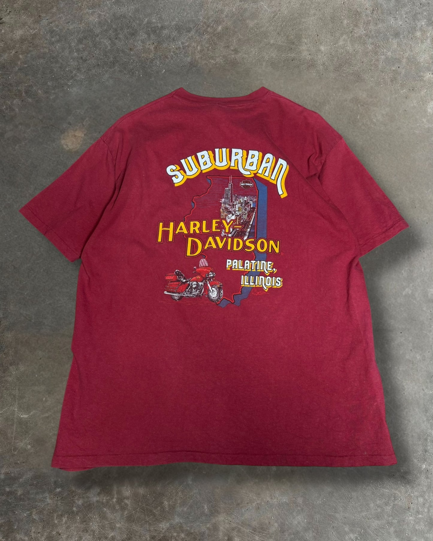 '80s Eagle Harley Tee Sz. XL