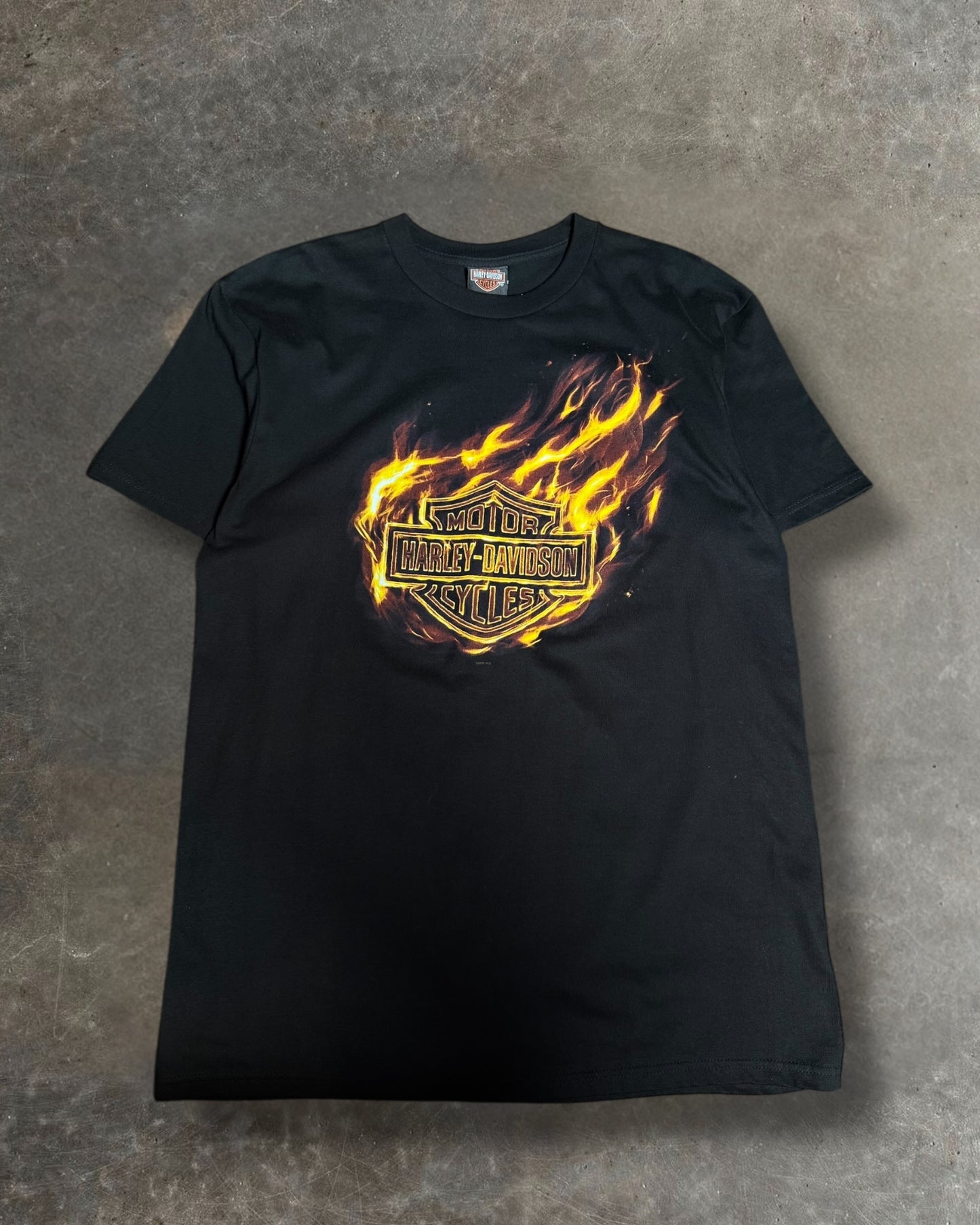 '10 Flame Shield Harley Davidson Tee Sz. XL