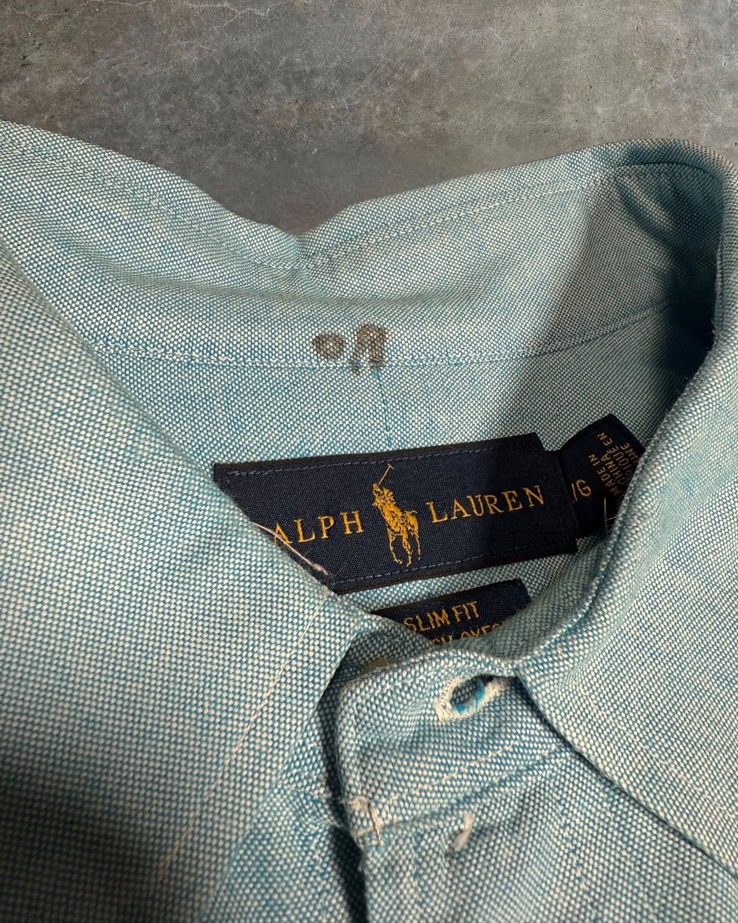 '00s Slim Fit Polo Button Down Sz. L