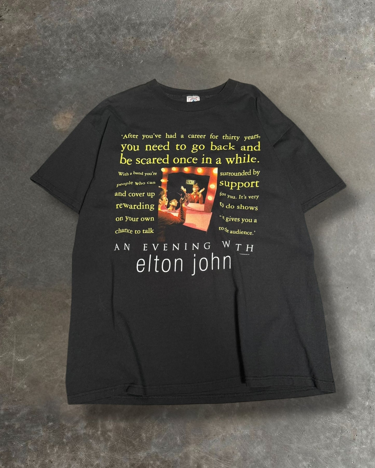 '90s Elton John Tour Tee Sz. XL